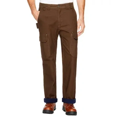 Smiths Workwear Mens Stretch Fabric Regular Fit Cargo Pant In Brown