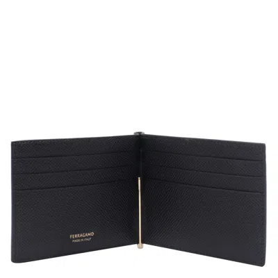 Ferragamo Gancini Wallet In Black