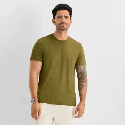 Mutual Weave Mens Crew Neck Short Sleeve T-shirt In Multi