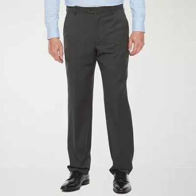 Stafford Coolmax All Season Ecomade Mens Classic Fit Flat Front Suit Pant In Multi