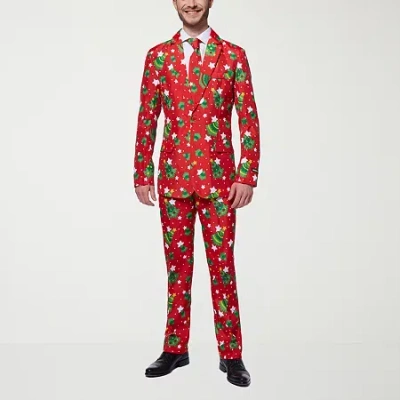 Suitmeister Christmas Trees Mens 3-pc. Suit Set In Multi