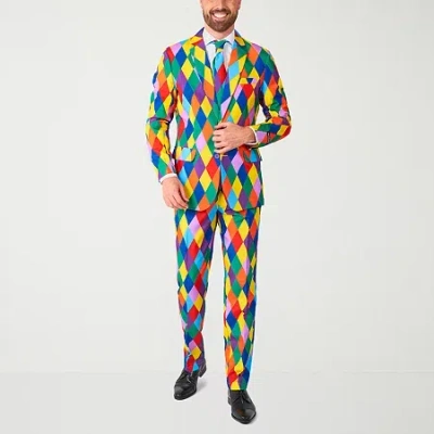 Suitmeister Harlequin Mens 3-pc. Suit Set In Multi