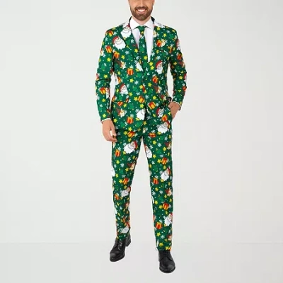 Suitmeister Santa Elves Mens 3-pc. Suit Set In Green