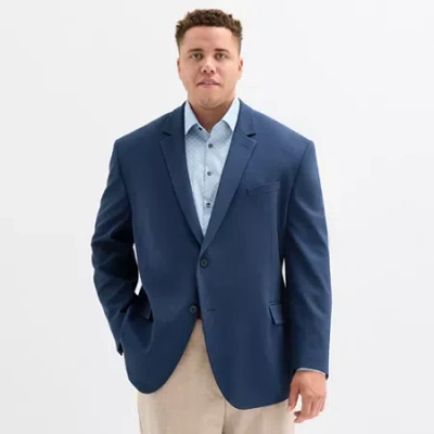 J. Ferrar Mens Big And Tall Stretch Fabric Regular Fit Sport Coat In Multi