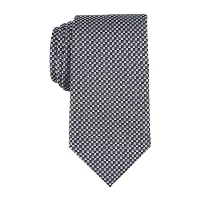 Stafford Extra Long Pin Dot Tie In Black