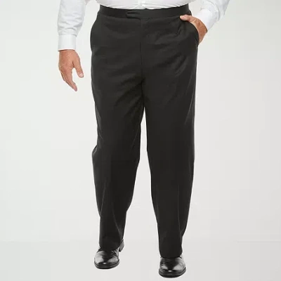 Stafford Coolmax All Season Ecomade Mens Big And Tall Classic Fit Tuxedo Pant In Animal Print