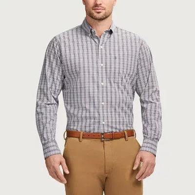 Izod Performance Comfort Mens Long Sleeve Classic Fit Stretch Fabric Button-down Shirt In Multi