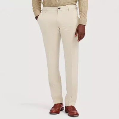 Izod Traveler Mens Straight Fit Flat Front Pant In Neutral