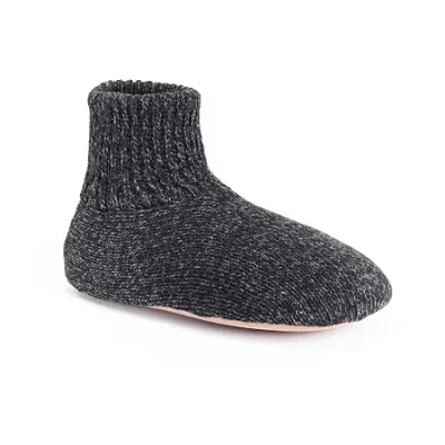 Muk Luks Mens Bootie Slippers In Black