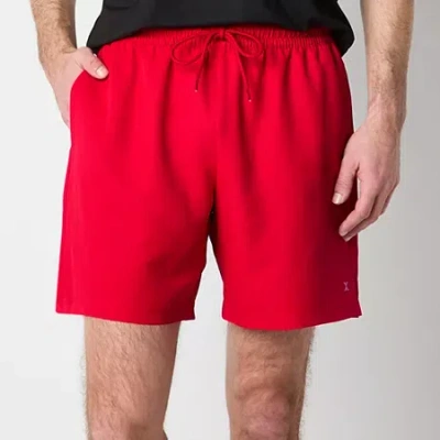 Xersion Mens 7" Workout Shorts In Red