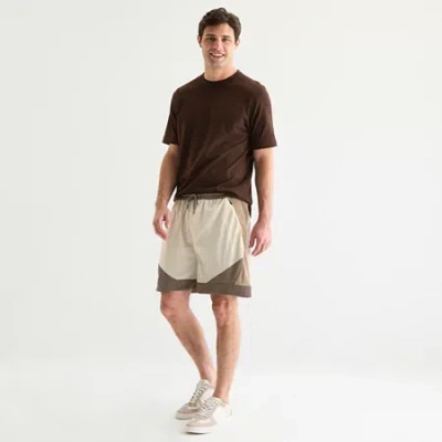 Xersion Mesh Colorblock Mens 5" Basketball Short In Sand