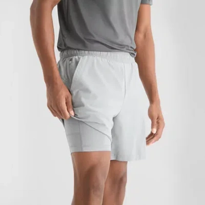 Xersion 2-in-1 Mens 6" Running Short In Gray