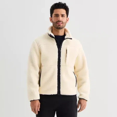 Xersion Sherpa Mens Midweight Jacket In White