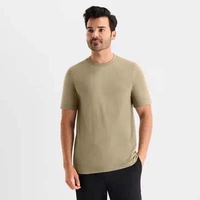 Xersion Xtreme Mens Round Neck Short Sleeve Active T-shirt In Brown