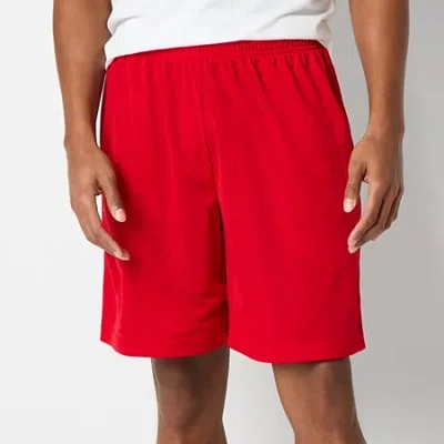 Xersion Mens Mid Rise 9" Basketball Short In Red