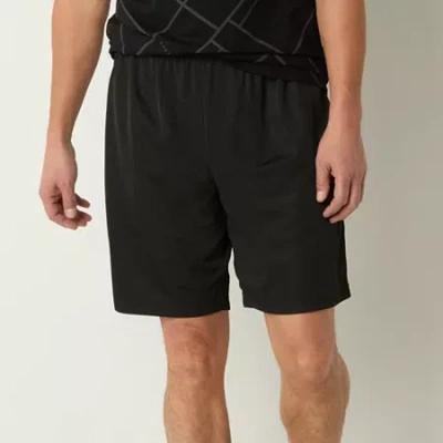 Xersion Mens Mid Rise 9" Basketball Short In Black