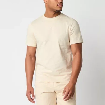 Xersion Xtreme Mens Crew Neck Short Sleeve Quick Dry Active T-shirt In Sand