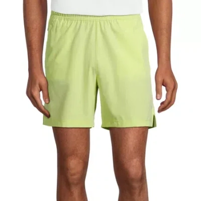 Xersion Run Mens 6" Moisture Wicking Quick Dry Workout Shorts In Green