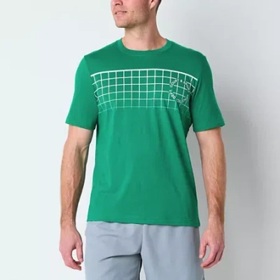 Xersion Mens Crew Neck Short Sleeve Regular Fit Graphic T-shirt In Green