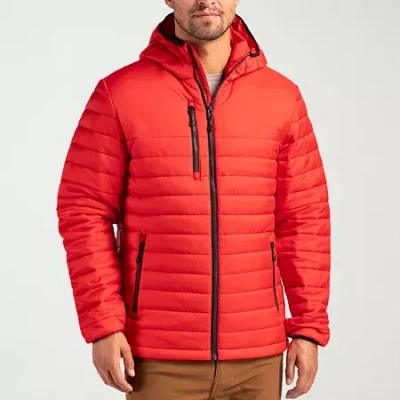 Clique Mens Water Resistant Lightweight Puffer Jacket In Multi