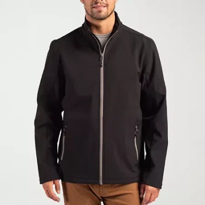 Clique Mens Water Resistant Lightweight Softshell Jacket In Black