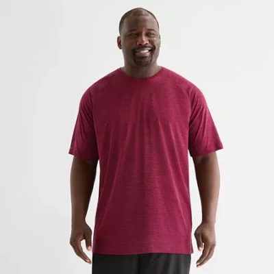 Xersion Everair Everair Mens Crew Neck Short Sleeve Quick Dry Active Big And Tall T-shirt In Black