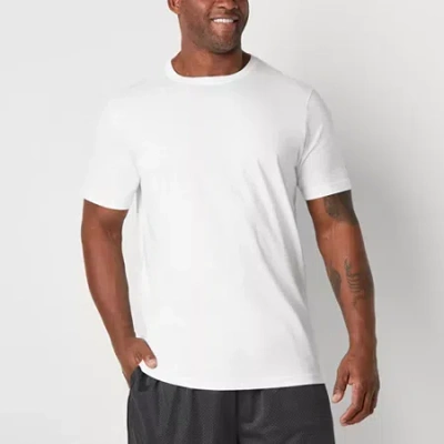 Xersion Xtreme Mens Crew Neck Short Sleeve Active Big And Tall T-shirt In White