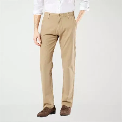 Dockers Ultimate Chino With Smart 360 Flex Mens Comfort Waistband Slim Fit Flat Front Pant In Brown