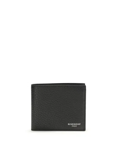 Givenchy Flower Leather Wallet Accessories In Black