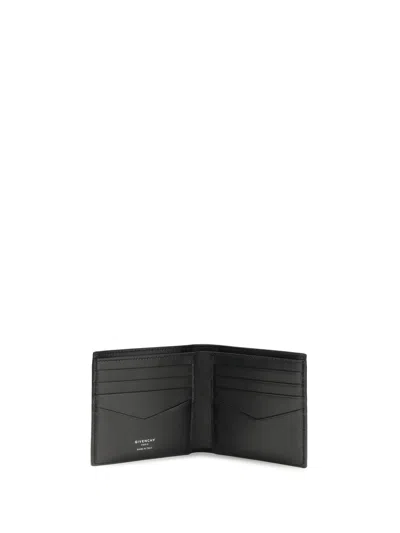 Givenchy Flower Leather Wallet Accessories In Black
