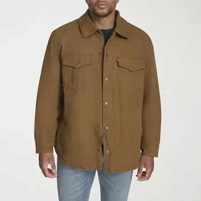 Levi 's Mens Midweight Big And Tall Shirt Jacket In Brown