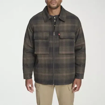 Levi 's Mens Midweight Big And Tall Shirt Jacket In Green