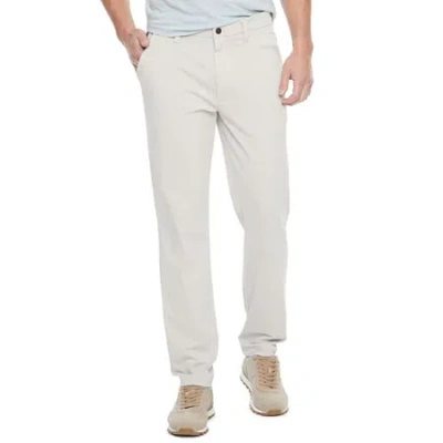 Stylus 5 Pocket Mens Skinny Fit Flat Front Pant In Gray