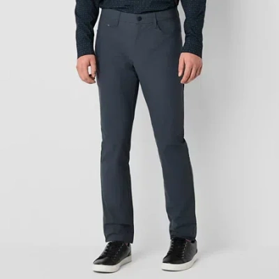 Stylus 5 Pocket Pant Mens Slim Fit Flat Front Pant In Black