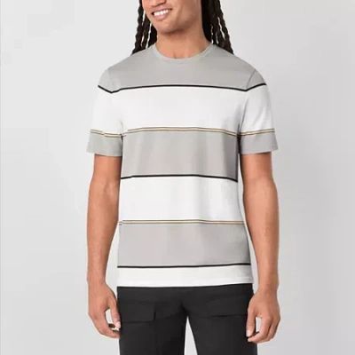 Stylus Mens Crew Neck Short Sleeve T-shirt In Gray