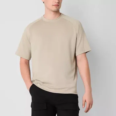Stylus Mens Crew Neck Short Sleeve T-shirt In Brown