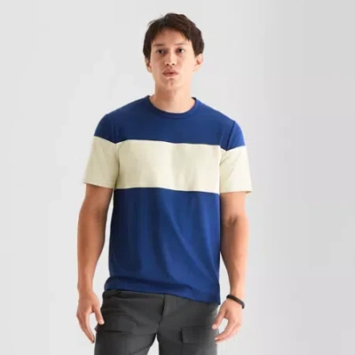 Stylus Mens Crew Neck Short Sleeve T-shirt In Blue