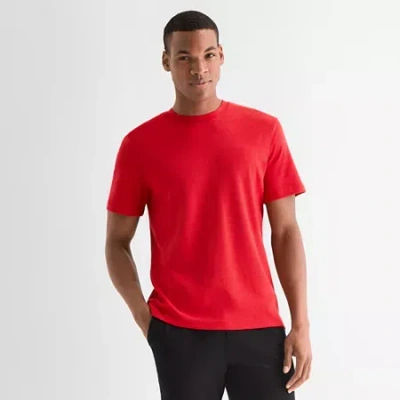 Stylus Mens Crew Neck Short Sleeve T-shirt In Red