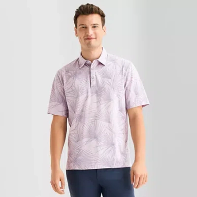 Stylus Mens Regular Fit Short Sleeve Polo Shirt In Multi