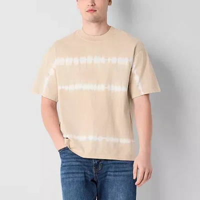 Arizona Mens Crew Neck Short Sleeve Big And Tall T-shirt In Multi