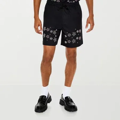 Forever 21 Mens 7" High Rise Pull-on Short In Black