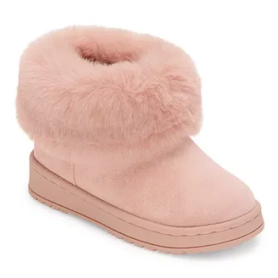 Thereabouts Little & Big Kid Girls Kaylee Flat Heel Winter Boots In Pink