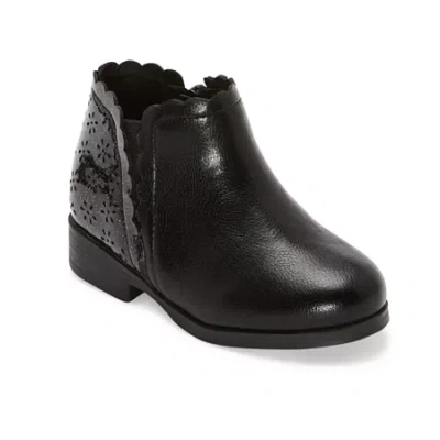 Thereabouts Toddler Girls Pima Flat Heel Booties In Black