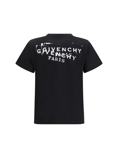 Givenchy Women Cotton T-shirt In Black