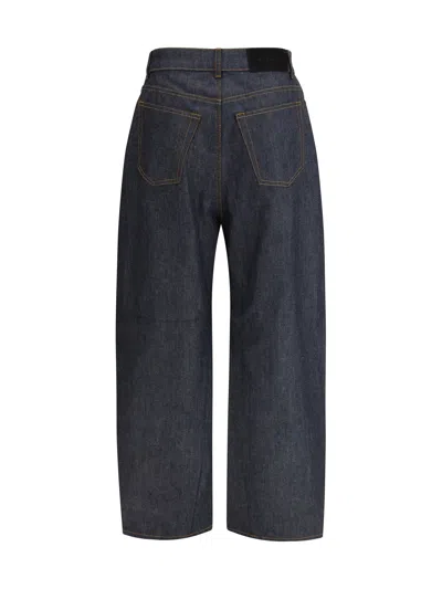Givenchy Women Raw Cocoon Pants In Blue