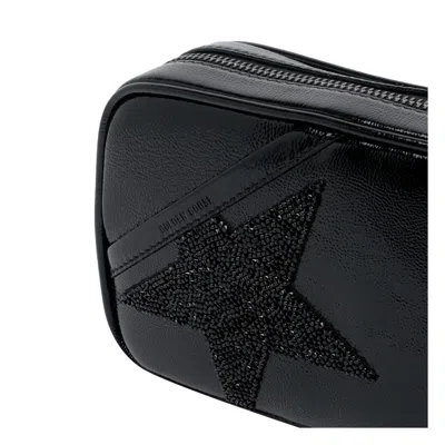 Golden Goose Deluxe Brand Mini Star Embellished Shoulder Bag In Black