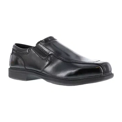 Florsheim Work Fs2005 Mens Round Steel Toe Work Shoes In Black