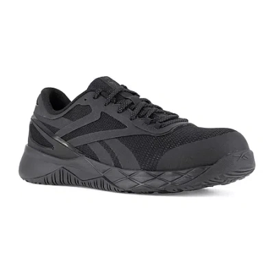 Reebok Work 3315 Mens Bike Closed Toe Work Shoes In Black