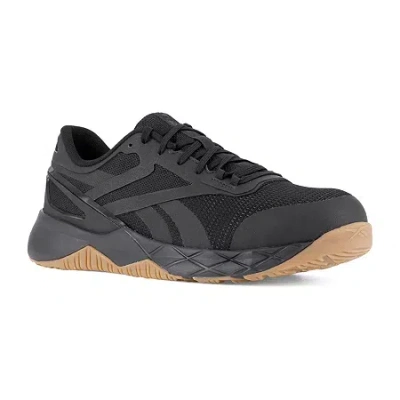 Reebok Work 3317 Mens Bike Closed Toe Work Shoes In Black