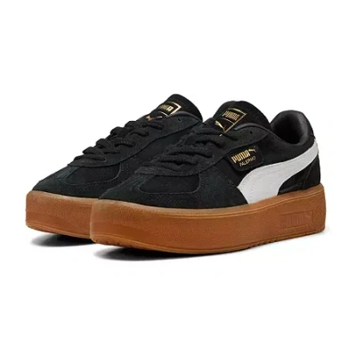 Puma Palermo Elevata Womens Sneakers In Black